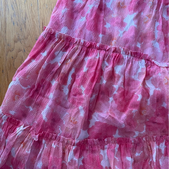 Hatch Anselmi Floral Pink Midi Dress Maternity - S - Picture 5 of 7